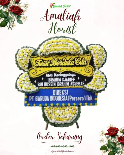 Papan Bunga Duka di Ranuwurung