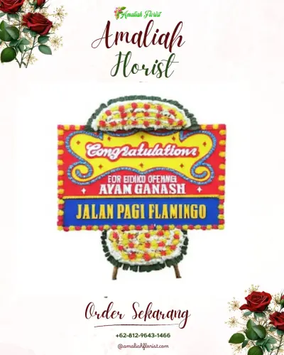 Bunga Papan Congratulation di Ranuwurung